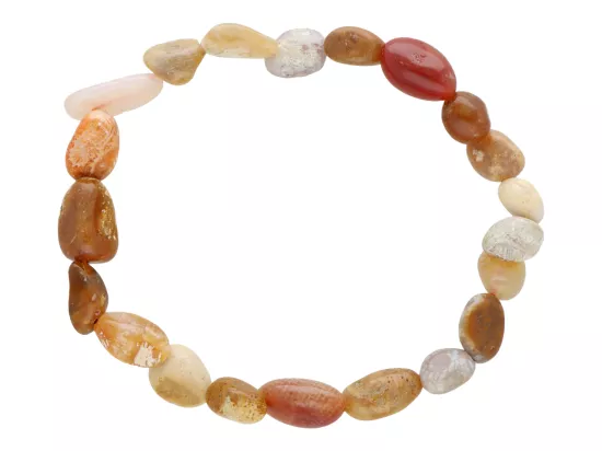 R5F26 BRANSOLETKA JADEIT KORALOWY