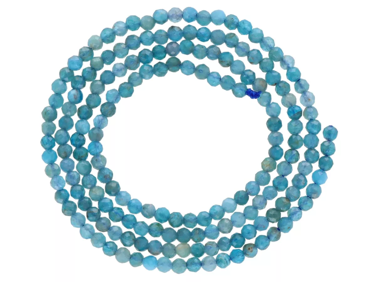 K7C60 APATYT KULE FASETOWANE 2,5 mm - 1 SZNUR