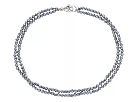 R3B57 BRANSOLETKA TERAHERTZ KULE FASETOWANE 2 mm