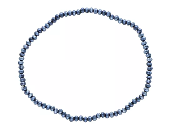 R4B82 BRANSOLETKA KRYSZTAŁKI 2,5 mm NA GUMCE