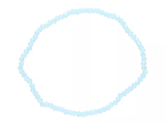 R3U25 BRANSOLETKA KRYSZTAŁKI 2,5 mm NA GUMCE