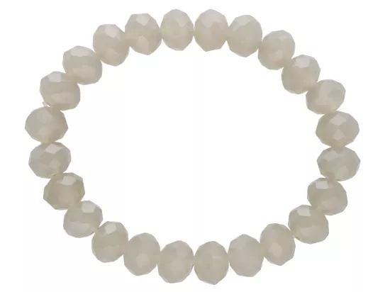 R1P46 BRANSOLETKA KRYSZTAŁKI 10 mm NA GUMCE