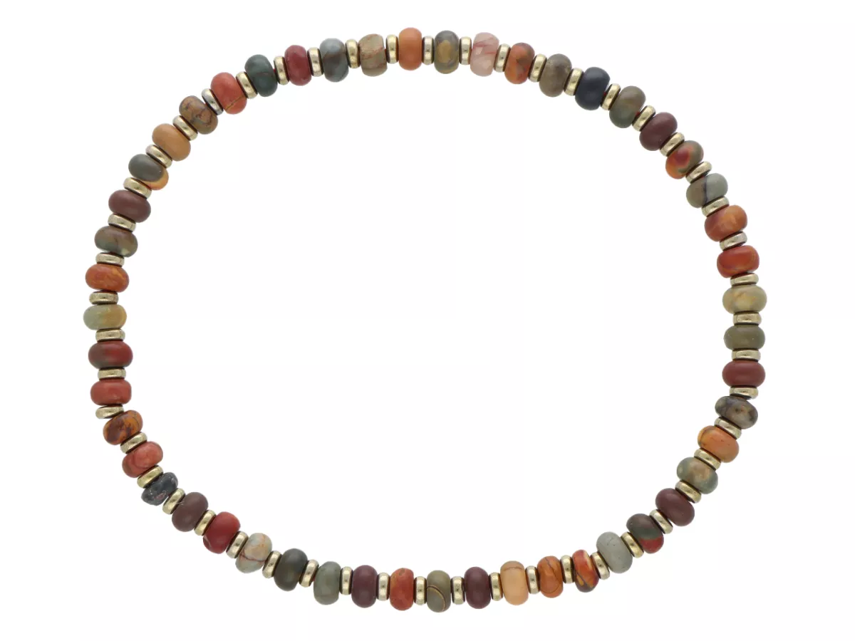 R5E89 BRANSOLETKA PIETERSITE I HEMATYT