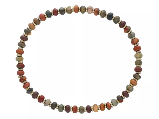 R5E89 BRANSOLETKA PIETERSITE I HEMATYT