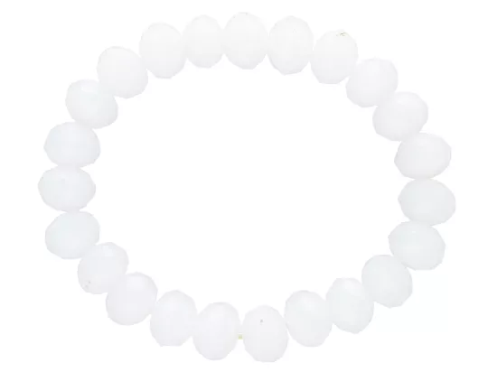 R2D90 BRANSOLETKA KRYSZTAŁKI 10 mm NA GUMCE