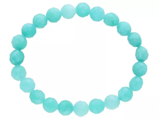 R5G54 BRANSOLETKA JADEIT KULE FASETOWANE 8 mm