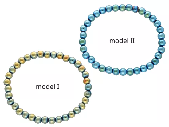 R3R03 BRANSOLETKA HEMATYT KULE 6 mm