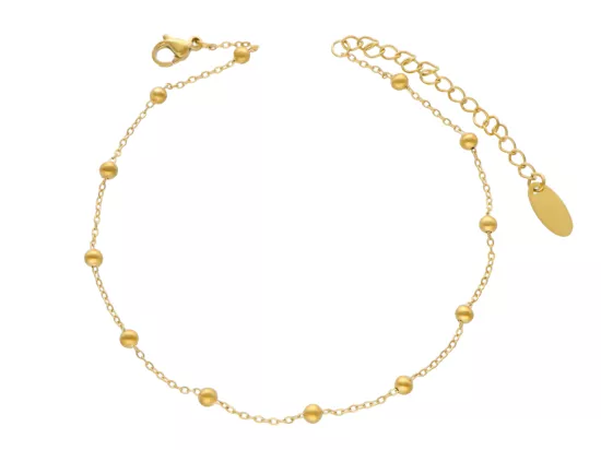 R3N22 BRANSOLETKA NA NOGĘ ZE STALI CHIRURGICZNEJ