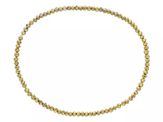 R4B73 BRANSOLETKA KRYSZTAŁKI 2,5 mm NA GUMCE