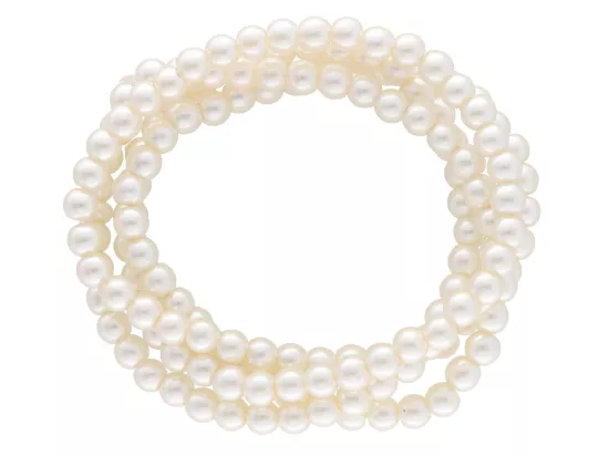 P1F98 PERŁY SZKLANE 6 mm - 1 SZNUR