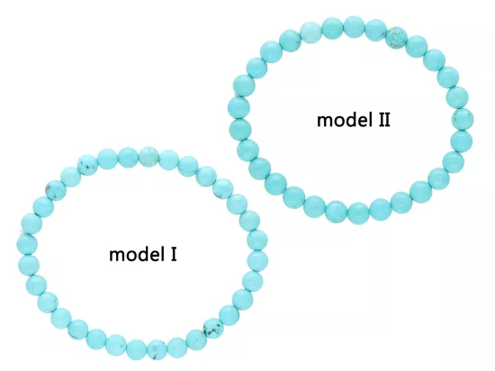 R3T90 BRANSOLETKA TURKUS KULE 6 mm