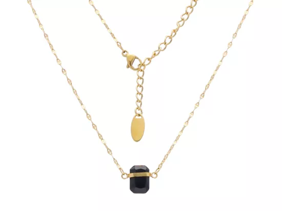 N3K37 NASZYJNIK ONYKS I STAL CHIRURGICZNA