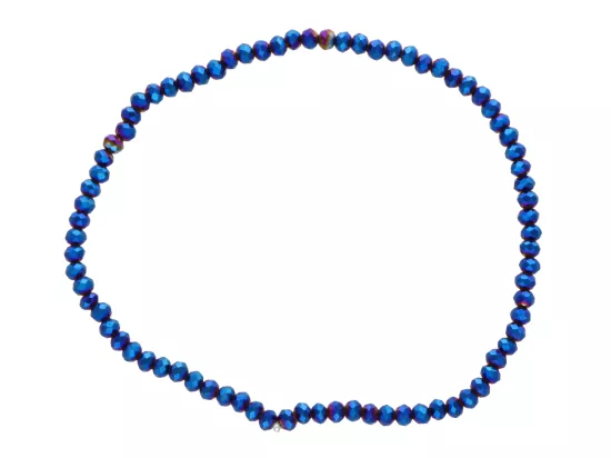 R3C06 BRANSOLETKA KRYSZTAŁKI 2,5 mm NA GUMCE