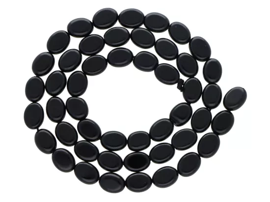K7P94 AGAT CZARNY OWAL 6/8 mm - 1 SZNUR