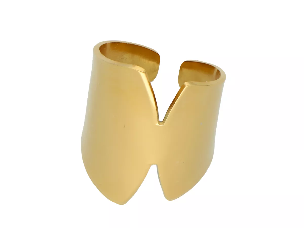 R3J67 PIERŚCIONEK ZE STALI CHIRURGICZNEJ - 1 SZTUKA