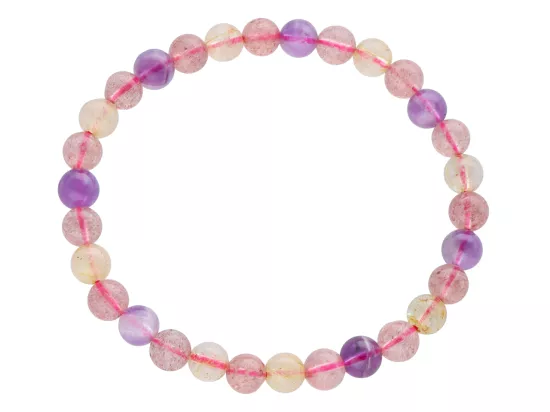 R4J29 BRANSOLETKA MIX KAMIENI KULE 6,5 mm