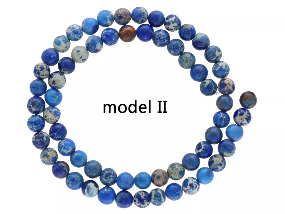 K7H27 JASPIS CESARSKI KULE 6 mm - 1 SZNUR