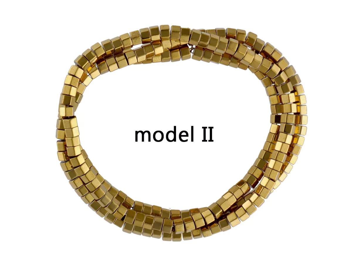 K7J71 HEMATYT SZEŚCIOKĄTY 3 mm - 1 SZNUR