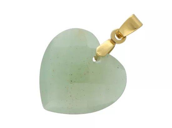 W2Z39 WISIOR ZAWIESZKA AWENTURYN SERCE FASETOWANE