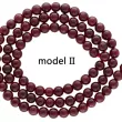 K6N64 GRANAT KULE 5 mm - 1 SZNUR