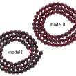 K6N64 GRANAT KULE 5 mm - 1 SZNUR