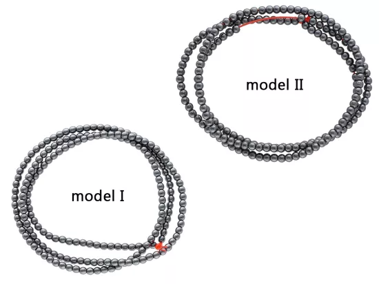 K6A34 HEMATYT KULE 2 mm - 1 SZNUR