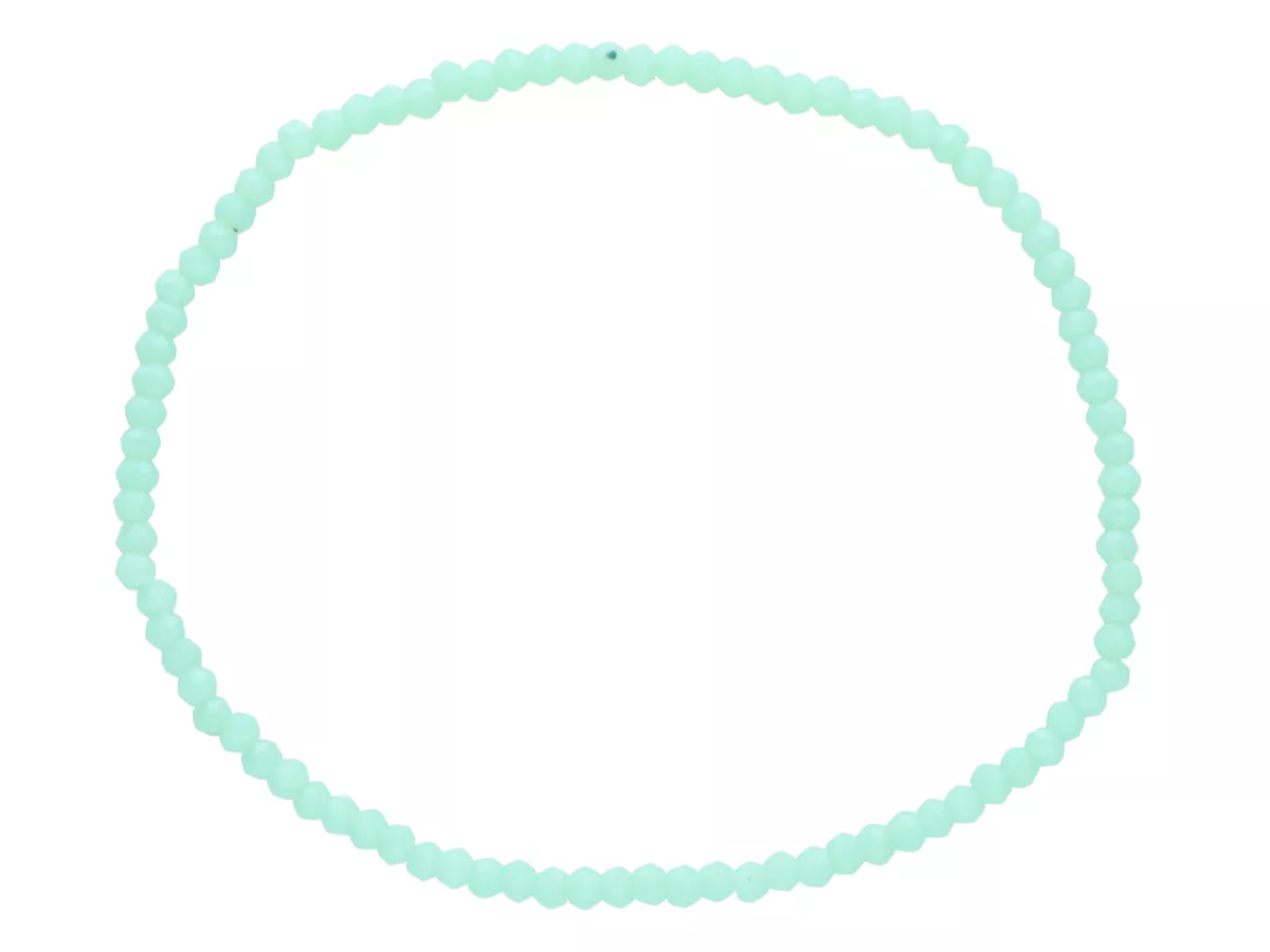 R3U28 BRANSOLETKA KRYSZTAŁKI 2,5 mm NA GUMCE