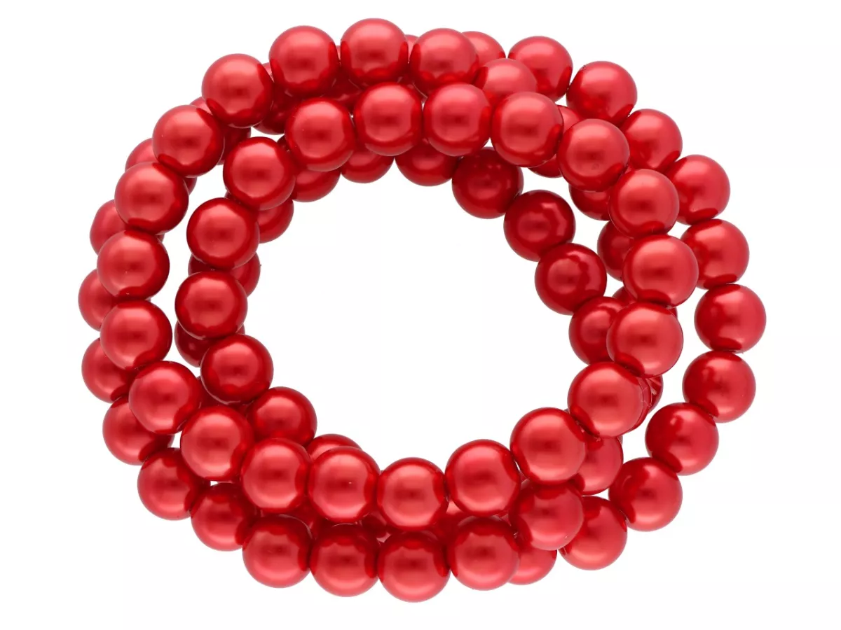 P1G04 PERŁY SZKLANE 10 mm - 1 SZNUR