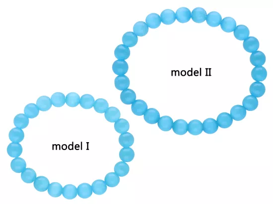R4I31 BRANSOLETKA KOCIE OKO KULE 8 mm