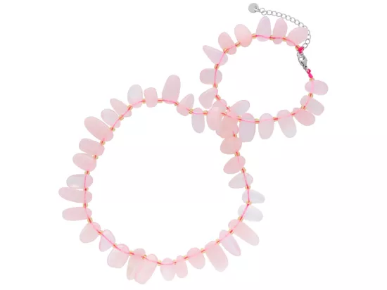 N3O95 NASZYJNIK KWARC RÓŻOWY