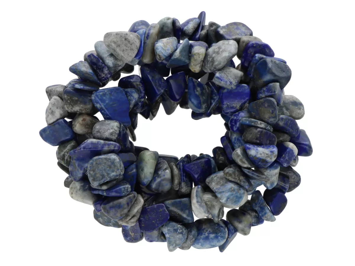 K7K46 LAPIS LAZULI SIECZKA - 1 SZNUR