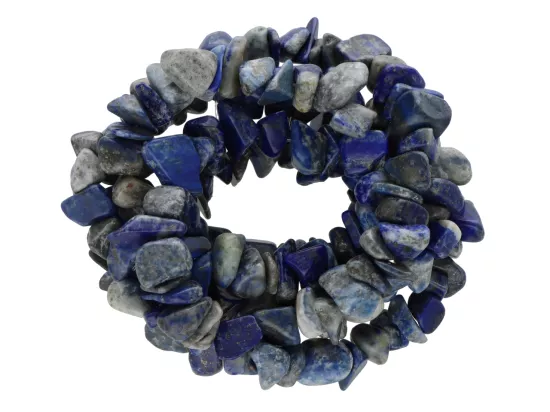 K7K46 LAPIS LAZULI SIECZKA - 1 SZNUR