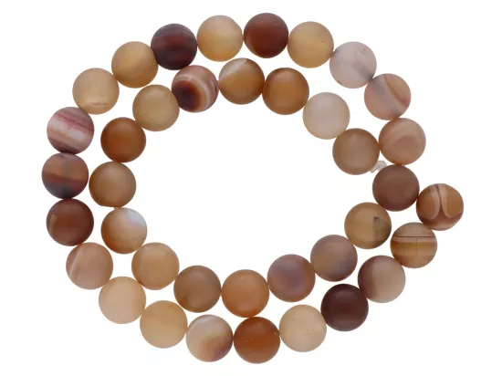 K6B63 AGAT MATOWY COFFEE KULE 10,5 mm 1SZNUR