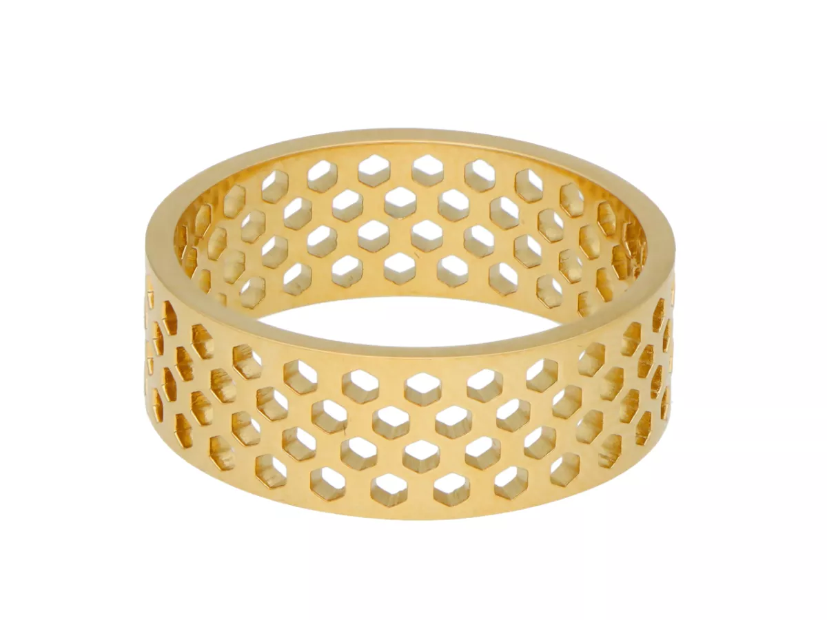 R3J21 PIERŚCIONEK ZE STALI CHIRURGICZNEJ - 1 SZTUKA