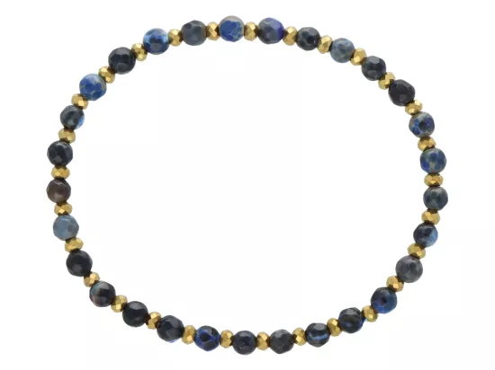 R5D19 BRANSOLETKA AGAT I HEMATYT