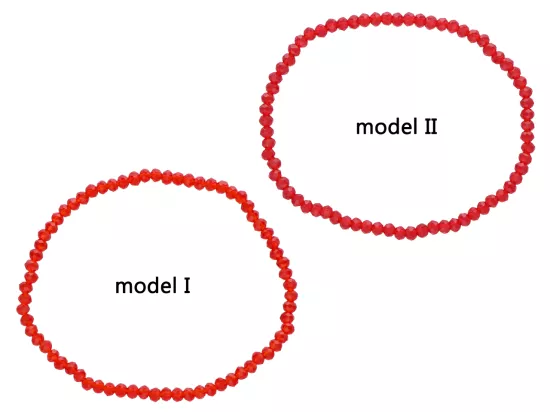 R3R30 BRANSOLETKA KRYSZTAŁKI 3 mm NA GUMCE