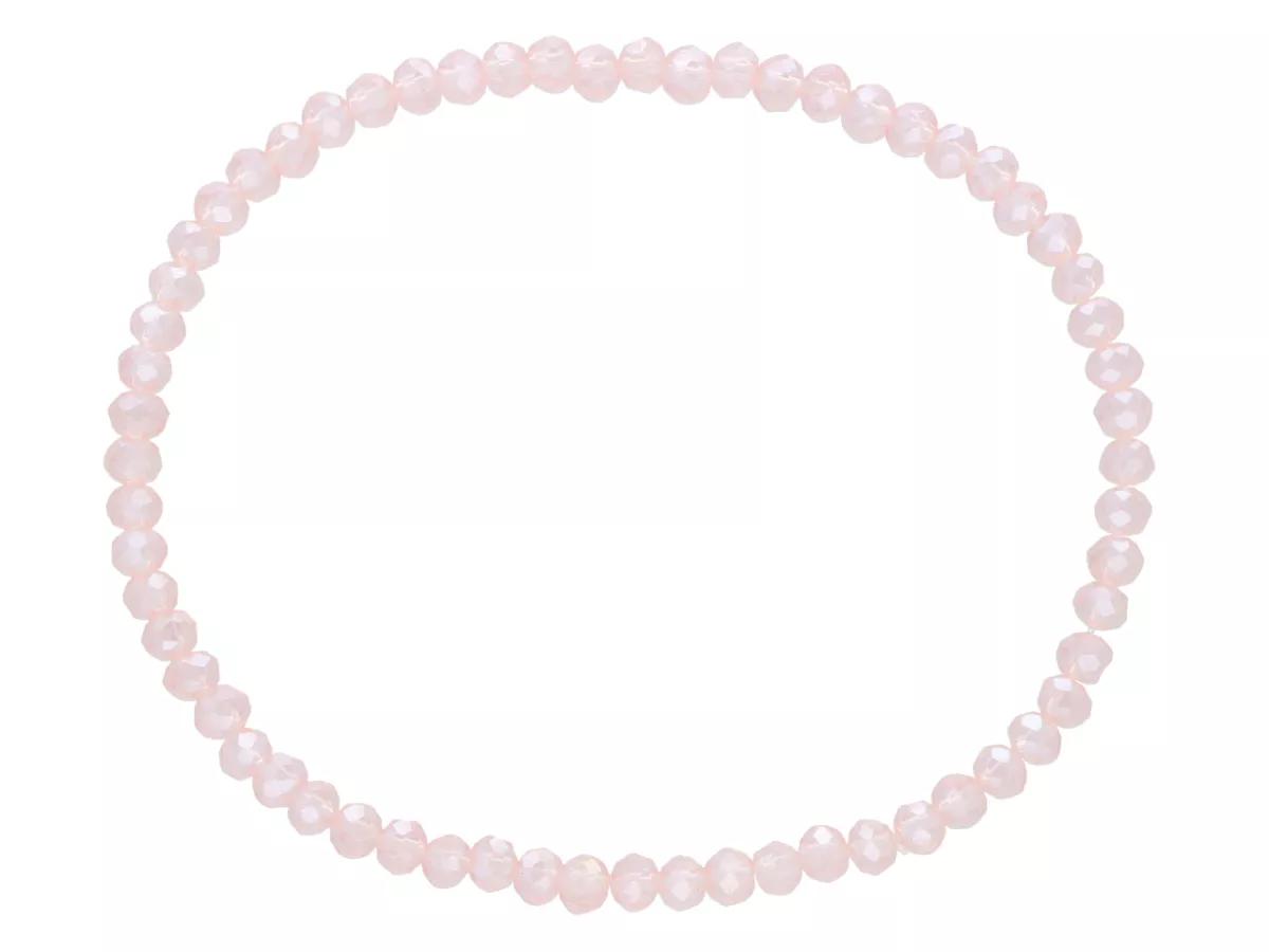 R3C22 BRANSOLETKA KRYSZTAŁKI 3,5 mm NA GUMCE