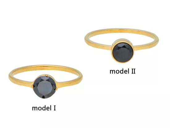 R3I80 PIERŚCIONEK ZE STALI CHIRURGICZNEJ - 1 SZTUKA