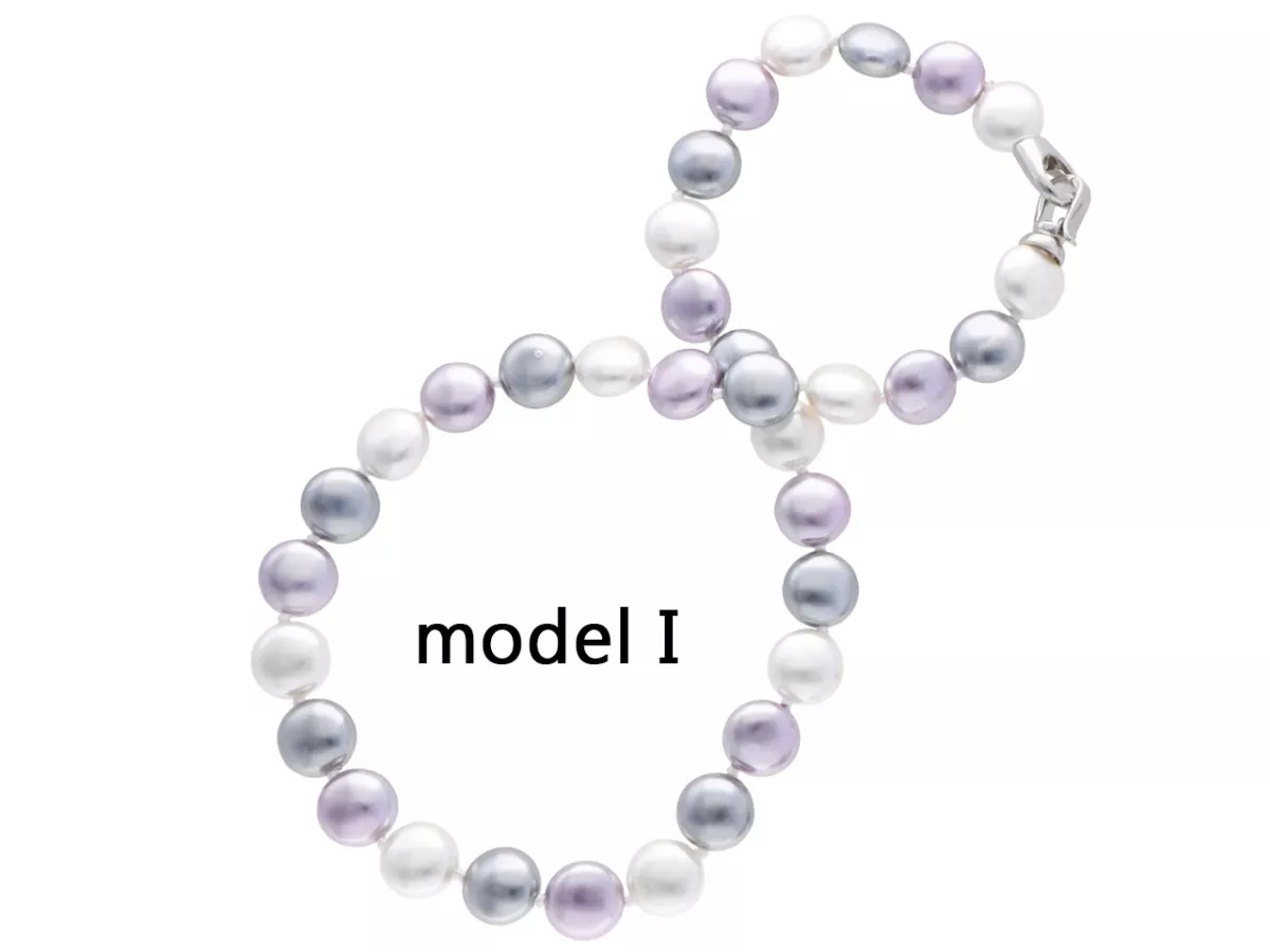 N2G72 NASZYJNIK PERŁA MAJORKA