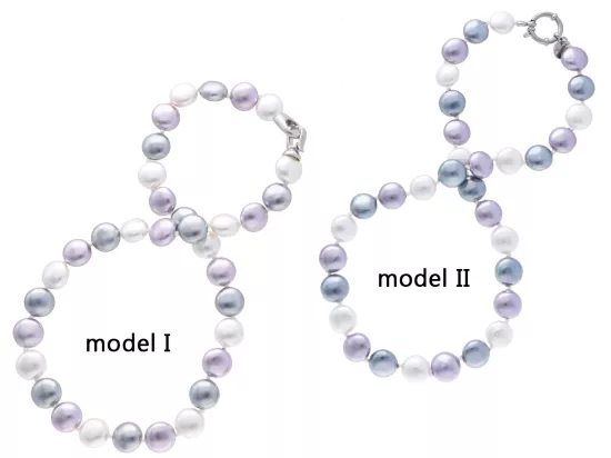 N2G72 NASZYJNIK PERŁA MAJORKA