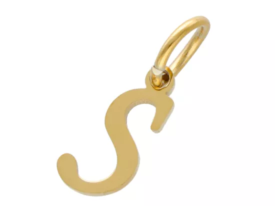 P5N79 ZAWIESZKA OZDOBNA ZE STALI CHIRURGICZNEJ LITERKA "S" - 1 SZTUKA