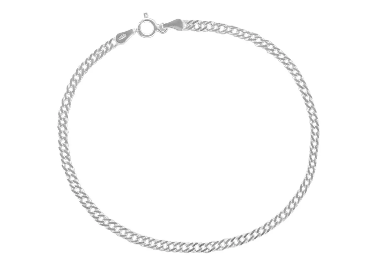 P3K61 BRANSOLETKA ROMBO 19 cm SREBRO 925