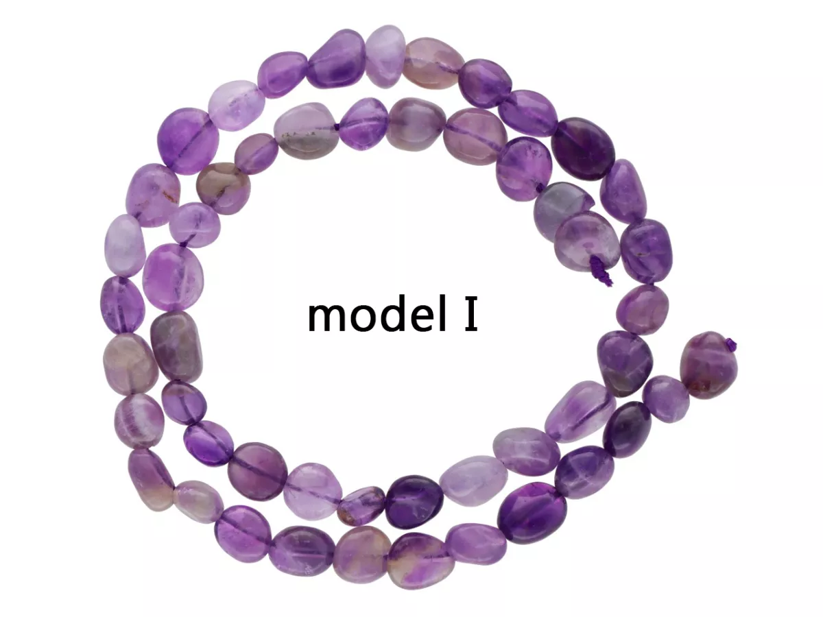 K7E38 AMETYST BRYŁKI - 1 SZNUR