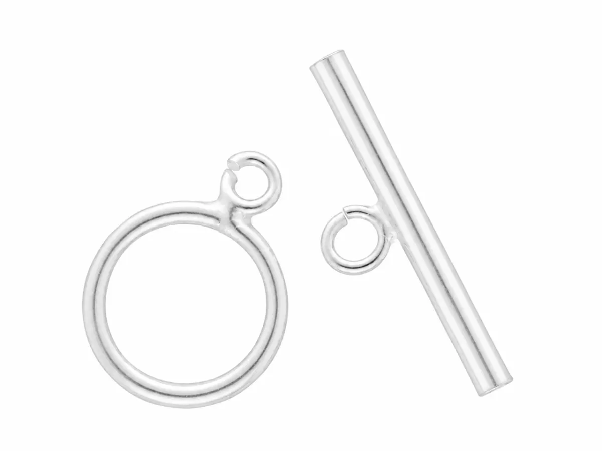 P3L36 ZAPIĘCIE OZDOBNE TOGGLE SREBRO 925 - 1 SZTUKA