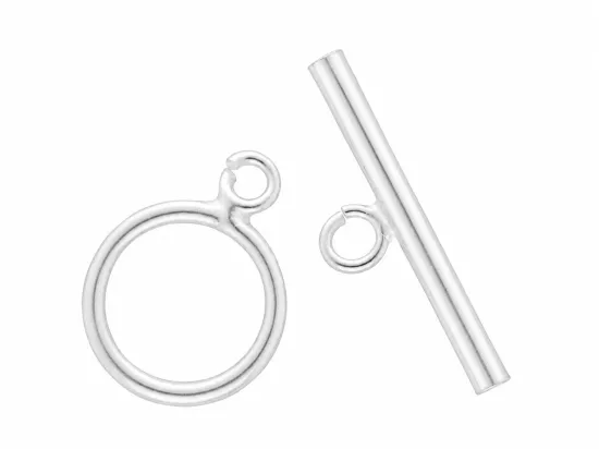 P3L36 ZAPIĘCIE OZDOBNE TOGGLE SREBRO 925 - 1 SZTUKA