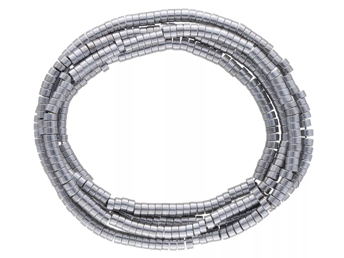 K7P52 HEMATYT TALERZYKI 2/1 mm - 1 SZNUR