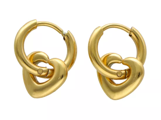 U1T91 KOLCZYKI STAL CHIRURGICZNA 1 PARA