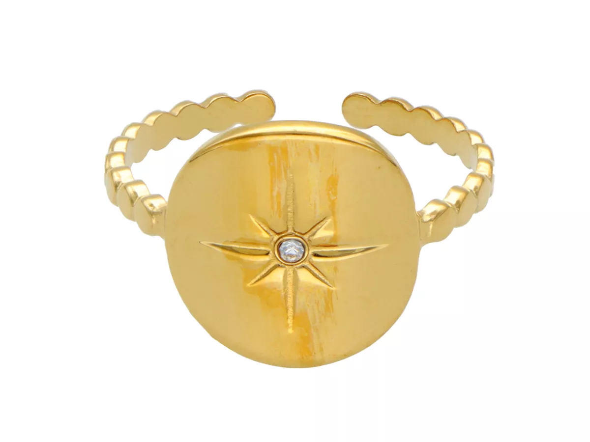 R3X45 PIERŚCIONEK ZE STALI CHIRURGICZNEJ - 1 SZTUKA