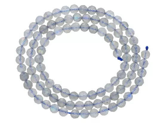 K7N50 LABRADORYT AAA KULE FASETOWANE 4 mm - 1 SZNUR