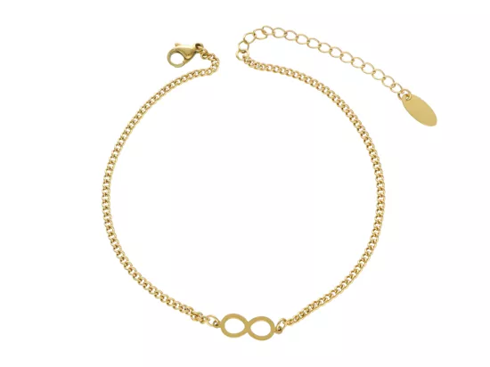 R4F17 BRANSOLETKA NA NOGĘ STAL CHIRURGICZNA